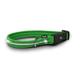 Visiglo Green LED Illuminated Medium Dog Collar 13 to 20-in.