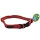 Planet Dog Large Orange Cozy Hemp Adjustable Dog Collar