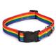 Rainbow Pride Adjustable Dog Collar 18 to 26-inch