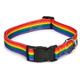 Rainbow Pride Adjustable Dog Collar 6 to 10-inch