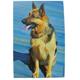 Robert McClintock Licensed Garden Flag German Shepherd
