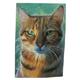 Robert McClintock Licensed Garden Flag Cat