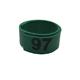 Poultry Numbered Leg Bandette Green Size 12 (single band)