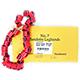 Poultry Numbered Leg Bands Red Size 7 Numbered 1-25