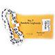 Poultry Numbered Leg Bands White Size 7 Numbered 1-25