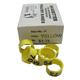 Poultry Numbered Leg Bands Yellow Size 11 Numbered 51-75