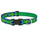 Lupine Nylon Dog Collar Adjustable Tail Feathers 12-20 inch