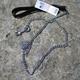 Chain Lead 4ft with Black Handle 2.0mm links Dog Leash
