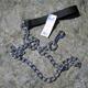 Chain Lead 4ft with Black Handle 4.0mm links Dog Leash