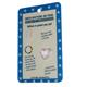 Reflex Small Heart Reflecting Dog Tag Clear