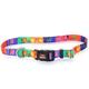 Tuff-Lock Large Stained Glass Adjustable Nylon Dog Collar