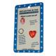 Reflex Small Heart Reflecting Dog Tag Red