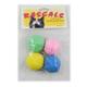 Sponge Ball Cat Toy 4 pack