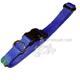Nylon Dog Collar Adjustable 3/4-inch Blue