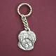 Pewter Key Chain I Love My Old English Sheepdog