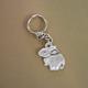 Pewter Key Chain Bunny