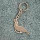 Pewter Key Chain I Love Cockatoos