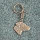 Pewter Key Chain I Love My Dalmatian