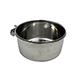Stainless Bird Dish w/clamp 20 ounce