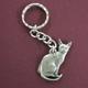 Pewter Key Chain I Love My Abyssinian