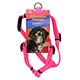 Adjustable Small Dog Harness 5/8-inch Pink Nylon