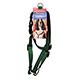 Adjustable Medium Dog Harness 3/4-inch Green Nylon