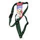 Adjustable Large Dog Harness 1-inch Green Nylon