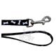 Nylon Dog Leash 5/8-inch x 6 foot Bone Black