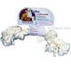 Rope Bone Medium White Dog Toy