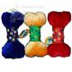 Bone Plush w/Vinyl Cover Dog Toy