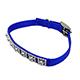 Jewelled Pet Collar 12 inch Blue