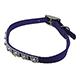 Jewelled Pet Collar 12 inch Purple