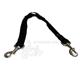 Coupler Nylon 24x1 inch Black for walking two dogs