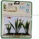 Amazon Sword 3 pod Plastic Aquarium Plant