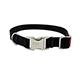 Titan Large Black Nylon Adjustable Dog Collar