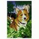 GR8 Dogs Welsh Corgi House Flag