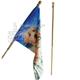 Solid Wood House Flag Pole