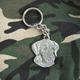 Pewter Key Chain I Love My German Wirehaired Pointer