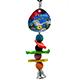 Rawhide Wafers and Wood Balls Md Parrot Toy