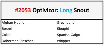 Breed guideline for Long Optivizor
