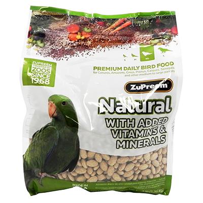 Zupreem Natural Blend Parrot/Conure Food 3 pound Click for larger image Zupreem Natural Blend Parrot/Conure Food 3 pound Click for larger image