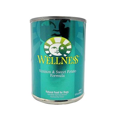 Wellness Venison and Sweet Potato Canned Dog Food Case Click for larger image Wellness Venison and Sweet Potato Canned Dog Food Case Click for larger image
