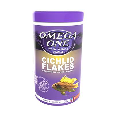Omega One Cichlid Flakes Fish Food 5.3 ounce Click for larger image Omega One Cichlid Flakes Fish Food 5.3 ounce Click for larger image