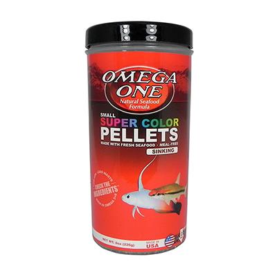 Omega One Super Color Floating Pellets Fish Food 6.5-oz Click for larger image