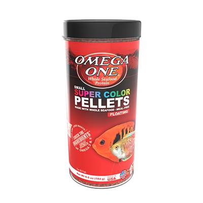 Omega One Super Color Floating Pellets Fish Food 6.5-oz Click for larger image Omega One Super Color Floating Pellets Fish Food 6.5-oz Click for larger image