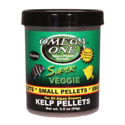 Omega One Small Floating Kelp Pellets Fish Food 3.5-oz Click for larger image