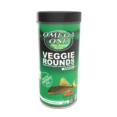Omega One Veggie Rounds Fish Food 8.1 ounce Click for larger image Omega One Veggie Rounds Fish Food 8.1 ounce Click for larger image