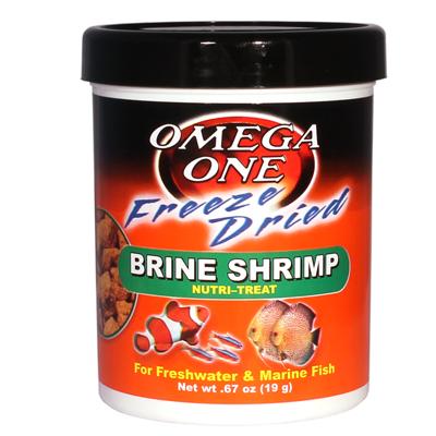 Omega One Freeze-Dried Brine Shrimp Fish Food .67 ounce Click for larger image Omega One Freeze-Dried Brine Shrimp Fish Food .67 ounce Click for larger image