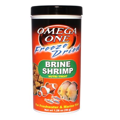 Omega One Freeze-Dried Brine Shrimp Fish Food 1.28 ounce Click for larger image Omega One Freeze-Dried Brine Shrimp Fish Food 1.28 ounce Click for larger image