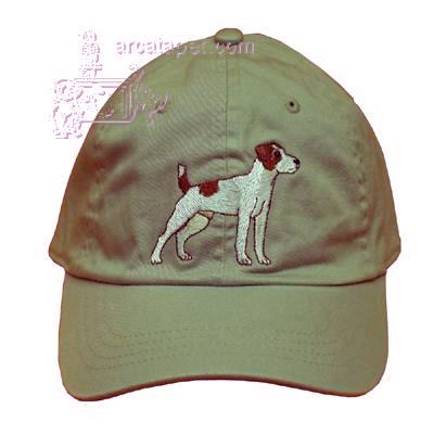 Cap 100% Cotton with Embroidered Jack Russell Terrier Cap 100% Cotton with Embroidered Jack Russell Terrier